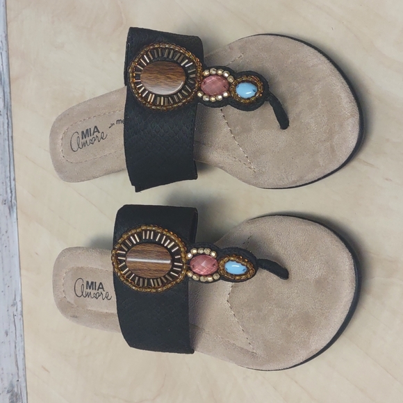 NEW - Mia Amore BERENICE WEDGE SANDAL 8 Memory Foam - Picture 10 of 10